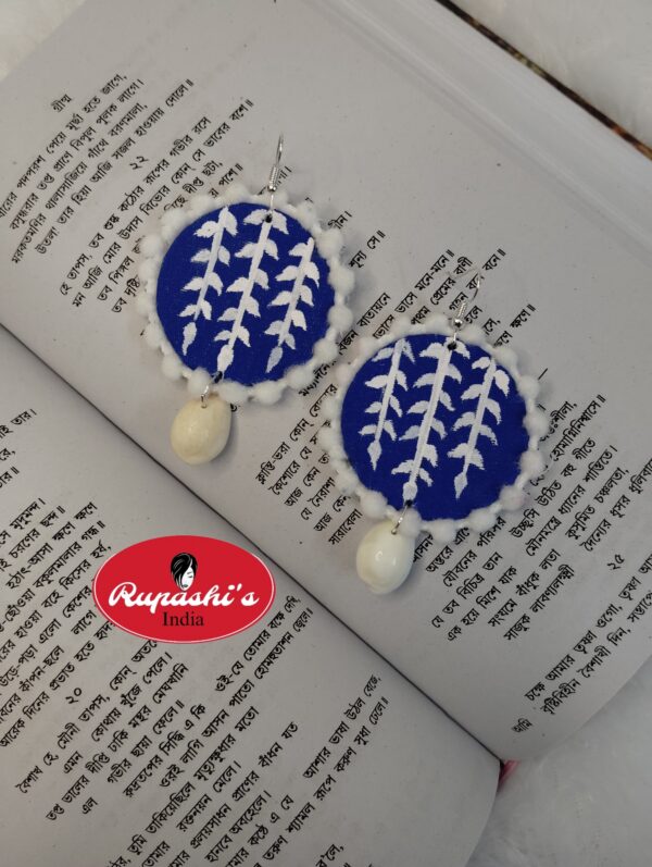 Handcrafted Fabric Jewelry Necklace Set - Image 3