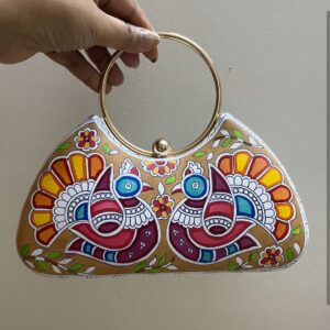 Hand Painted clutch purse