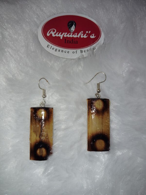 Handcrafted Wooden Necklace & Earring Set – "Prakriti Elegance" - Image 4