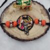 Handmade Fabric Choker & Earring Set – "Rangriti Grace" - Image 2