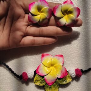 Handmade Clay Neckpiece for Women